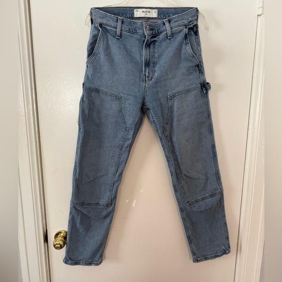 Hollister Men's Light Blue Relaxed Jeans - Picture 2 of 8